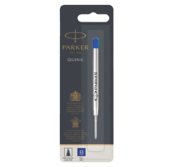 Recharge stylo bille Quinkflow large blister bleu
