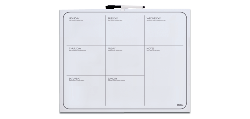 Planning semaine Desq 40x50cm magnétique
