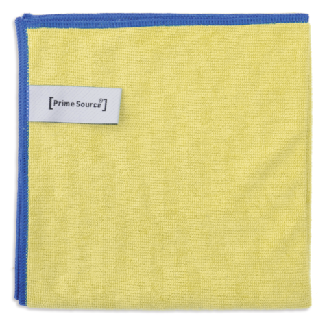 Chiffon microfibre PrimeSource Professional 38x38cm jaune 10 pièces