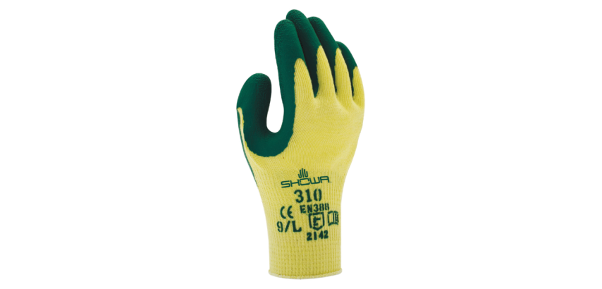 Showa Glove 310 Grip latex XL green/yellow