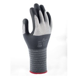 Handschoen Showa 381 grip nitril XL grijs