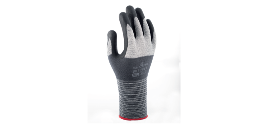 Gant Showa 381 Grip nitrile XL gris