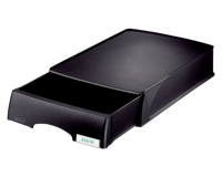 Corbeille à tiroir Leitz Plus A4 Maxi noir