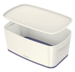 Leitz MyBox opbergdoos met deksel, klein formaat, wit