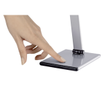 Lampe de bureau Hansa LED Slim gris argenté