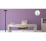 Horloge murale Unilux Tempus Ø30,5cm gris clair/blanc