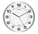Wall Clock Unilux Magnetic Ø30cm Light Gray/White