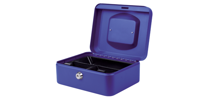 Caisse à monnaie, (L)200 x (P)160 x (H)90 mm