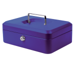 Pavo cash box 250x180x90mm blue