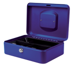 Pavo cash box 250x180x90mm blue