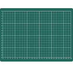 Snijmat A4 300x220mm groen