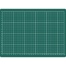 Snijmat A4 300x220mm groen