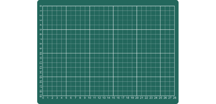 Snijmat A4 300x220mm groen