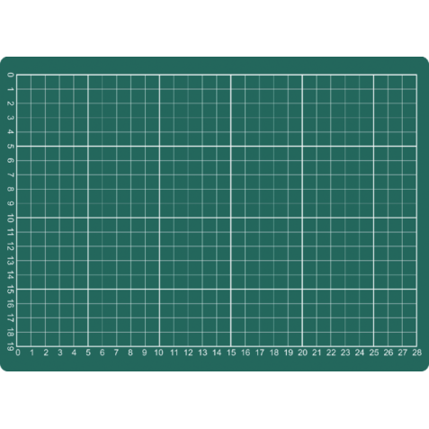 Snijmat A4 300x220mm groen