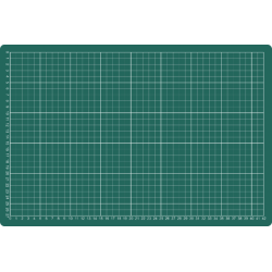 Tapis de coupe A3 300x450mm vert