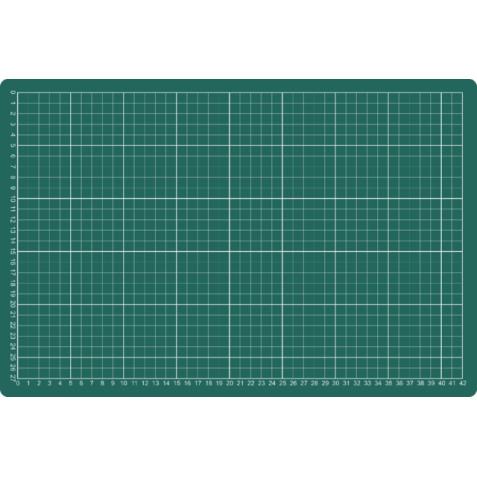Snijmat A3 450X300mm groen