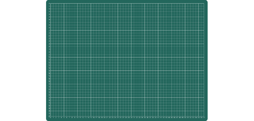 Tapis de coupe A2 600x450mm vert