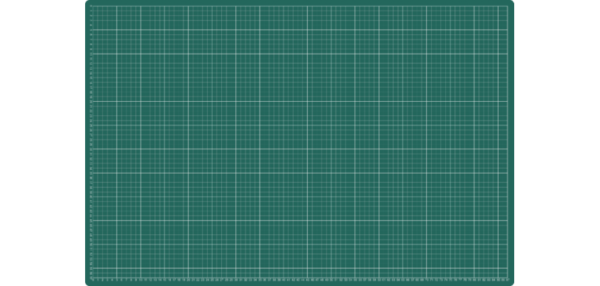 Tapis de coupe A1 900x600mm vert
