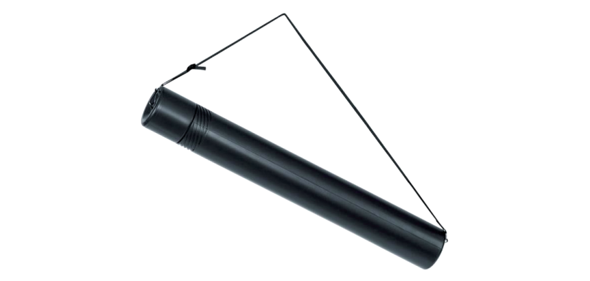 Tekeningkoker Linex zoom 50 tot 90cm doorsnee 6cm zwart