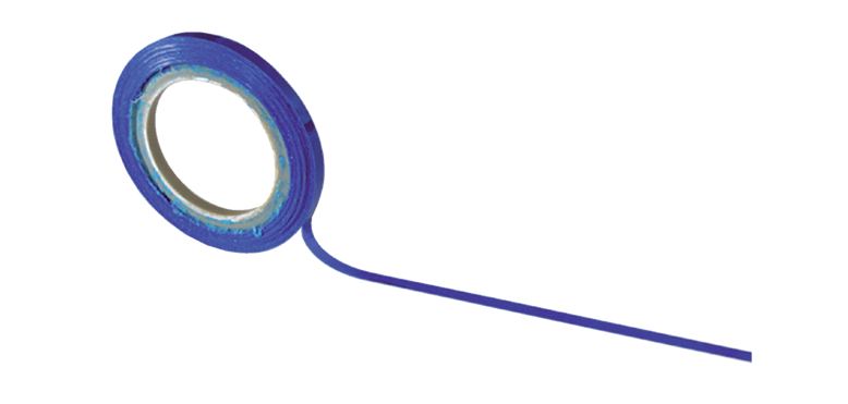 Ruban de matrice autocollant 3mmx10m bleu