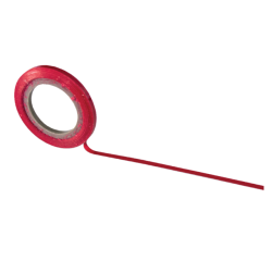 Ruban de matrice autocollant 3mmx10m rouge