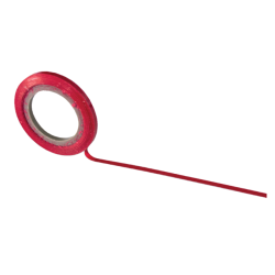 Ruban de matrice autocollant 3mmx10m rouge