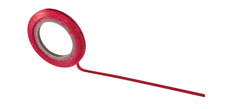 Selbstklebendes Matrixband 3mmx10m rot