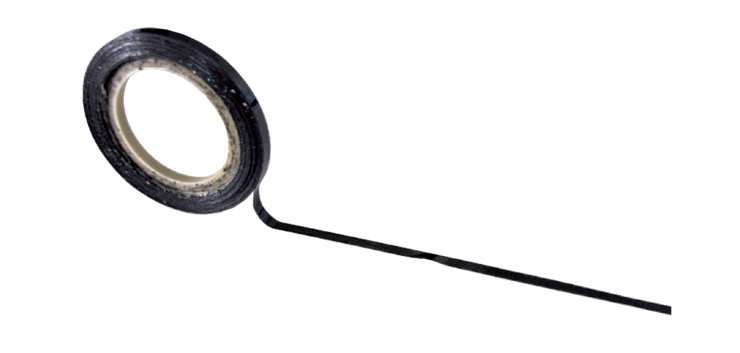 Matrixtape zelfklevend 3mmx10m zwart