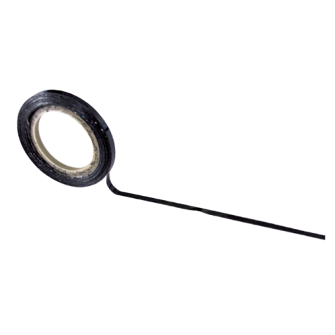 Ruban de matrice autocollant 3mmx10m noir