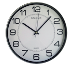 Wall Clock Unilux Magnetic Ø30cm Light Gray/White