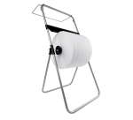 Poetspapierdispenser Satino CR1 vloerstandaard zilver 332370