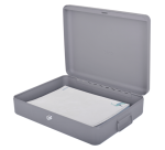 Caisse à documents Pavo 370x280x90mm gris foncé