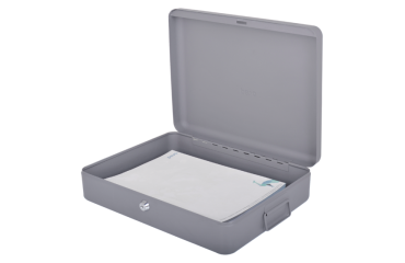 Caisse à documents Pavo 370x280x90mm gris foncé