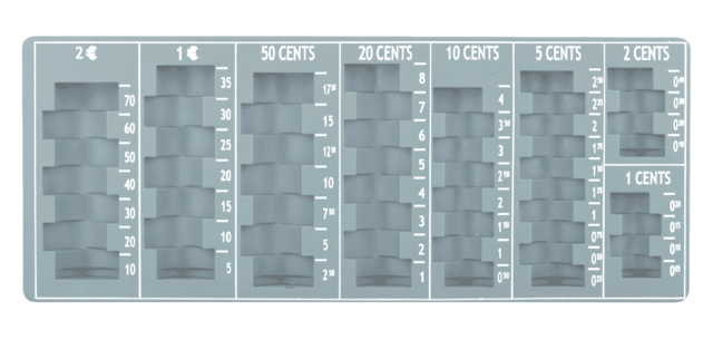 Monnayeur Pavo 275x110x20mm gris