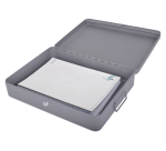 Caisse à documents Pavo 370x280x90mm gris foncé