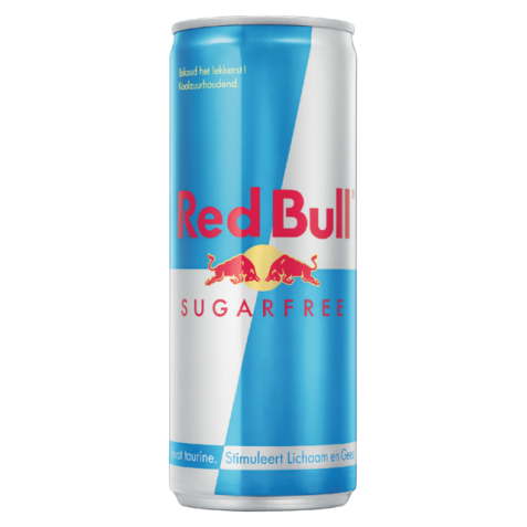 Boisson énergétique Red Bull sans sucre canette 250ml