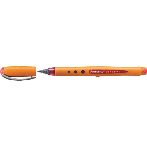 Rollerpen STABILO worker 2018/40 medium rood