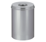 Fire-resistant waste paper basket Vepa Bins 30L 33.5cm grey