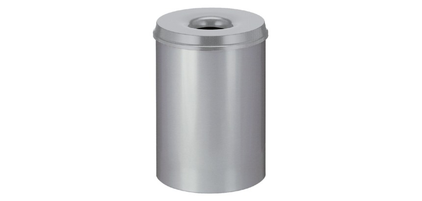 Fire-resistant waste paper basket Vepa Bins 30L 33.5cm grey