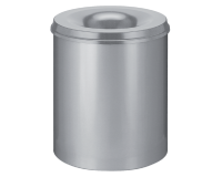 Corbeille à papier Vepa Bins anti-feu 80L gris