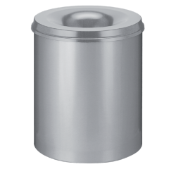 Corbeille à papier Vepa Bins anti-feu 80L gris