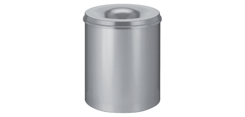 Fire-retardant waste paper bin Vepa Bins 80L grey