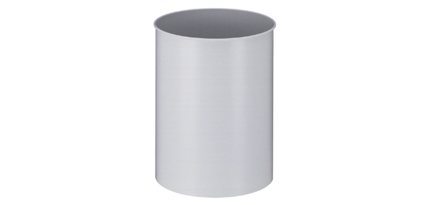 Corbeille à papier Vepa Bins ronde Ø25,5cm 15L gris