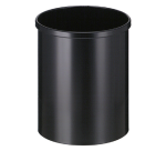 Papierbak Vepabins rond Ø25.5cm 15 liter zwart