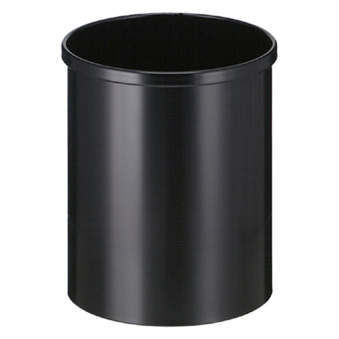 Corbeille à papier Vepa Bins ronde Ø25,5cm 15L noir