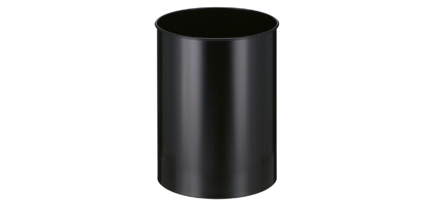 Papierbak Vepabins rond Ø33.5cm 30 liter zwart