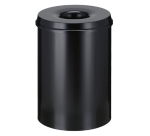 Fire-resistant waste paper basket Vepa Bins 30L Ø33.5cm black