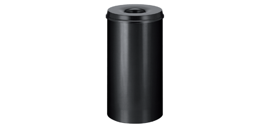 Corbeille à papier Vepa Bins anti-feu 50L 335mm noir