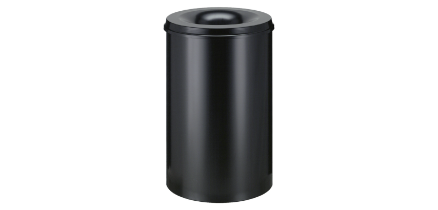 Fire-resistant waste paper basket Vepa Bins 110L black