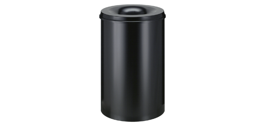 Corbeille à papier Vepa Bins anti-feu 110L noir